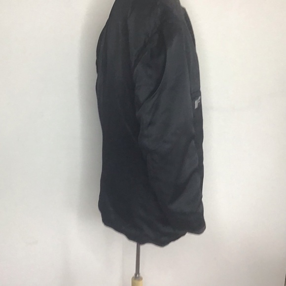 Stafford Vtg Gray Barleycorn Tweed Lambswool 3 Button Notch Collar Blazer 42 S - Picture 10 of 15